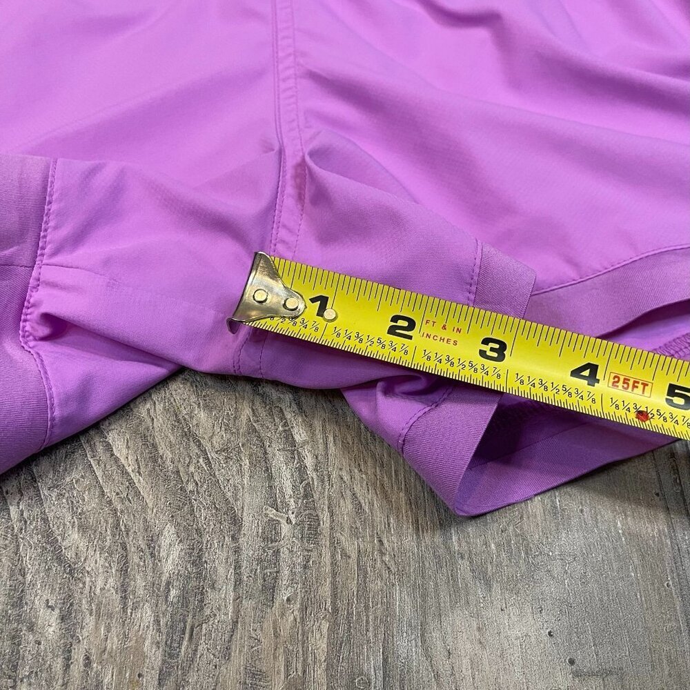 Athleta Go The Distance Shorts Medium Running Athletic Purple Thistle Pull On - Picture 7 of 7